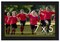 Photo Size Simple Black Picture Frame - UV Acrylic, Foam Board Backing, Hanging Hardware